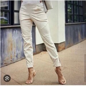 SPANX Cream Twill Joggers